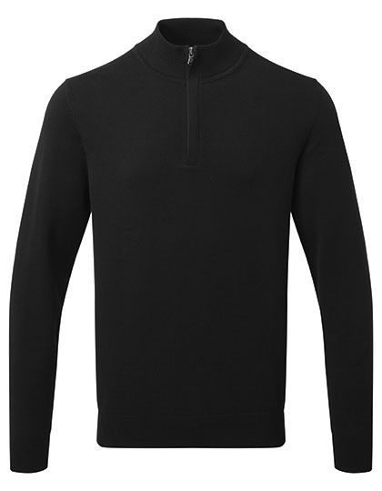Asquith & Fox Men´s Cotton Blend 1/4 Zip Sweater AQ048