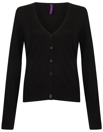 Henbury Ladies´ Lightweight V-Neck Short Cardigan H726