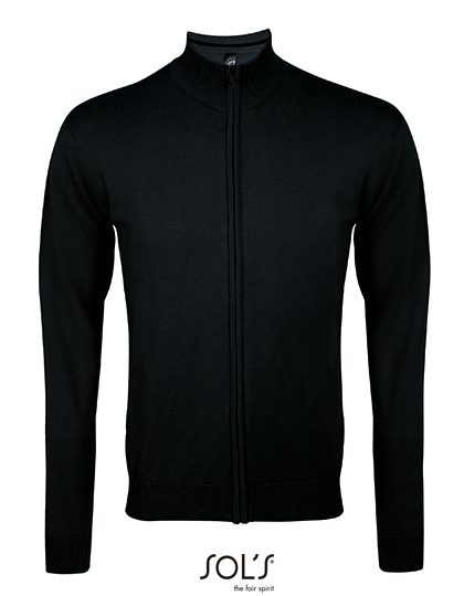 Sol´s Men´s Zipped Knitted Cardigan Gordon 00548 Jacke