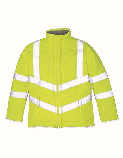 Yoko Hi-Vis Kensington Jacket With Fleece Lining Hvw706
