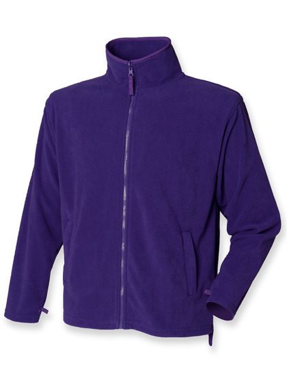 Henbury Men´s Microfleece Jacket H850 – Purple