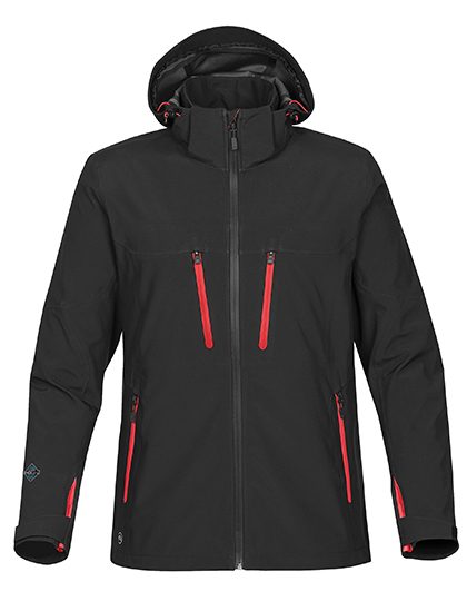 Stormtech Men´s Patrol Softshell Jacket Xb-3 – Black/Bright Red