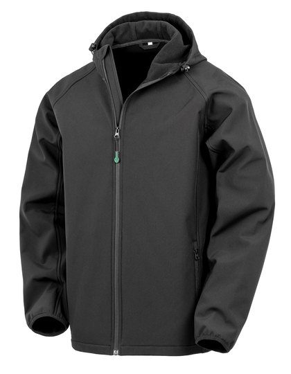 Result Recycled Men´s Recycled 3-Layer Printable Hooded Softshell Jacket R911M