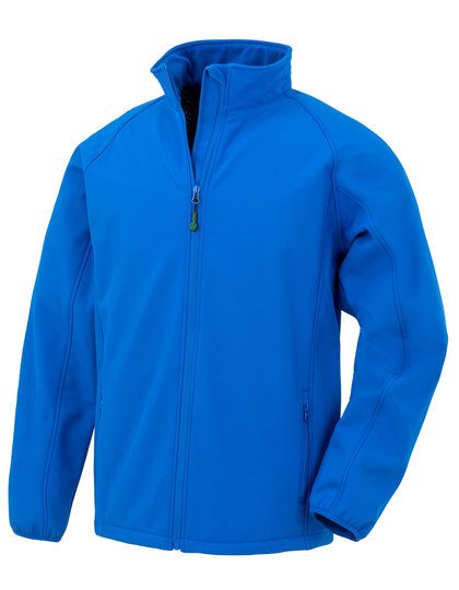 Result Recycled 2-Layer Printable Junior Softshell Jacket R901J – Royal