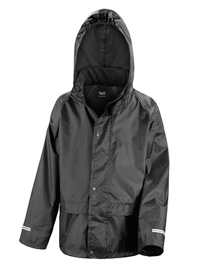 Result Core Junior Rain Jacket R227J – Black