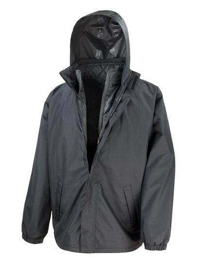 Result Core 3-in-1 Jacket With Quilted Bodywarmer R215X