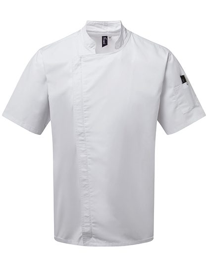 Premier Workwear Chef´s Zip-Close Short Sleeve Jacket PR906