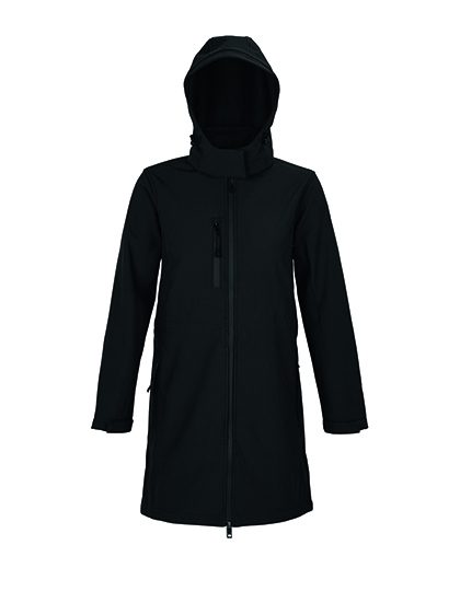 Neoblu Women´s Long Softshell Coat Achille 03794 – Deep Black