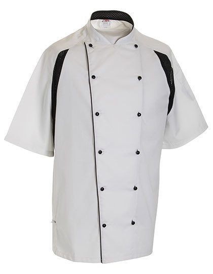 Jacket Staycool Raglan Sleeve DE11 – White/Black