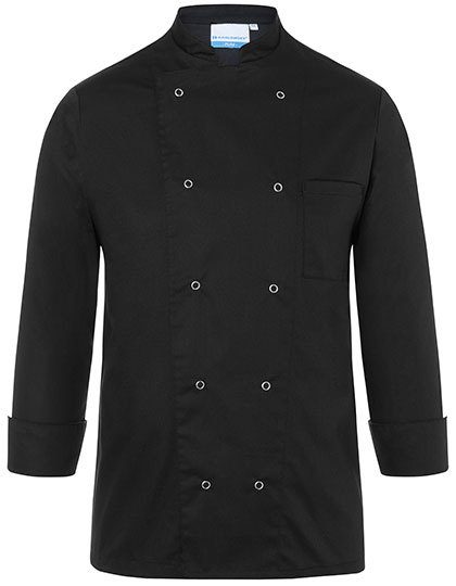 Karlowsky Basic Kochjacke Bjm2 – Black (ca. Pantone 419C)