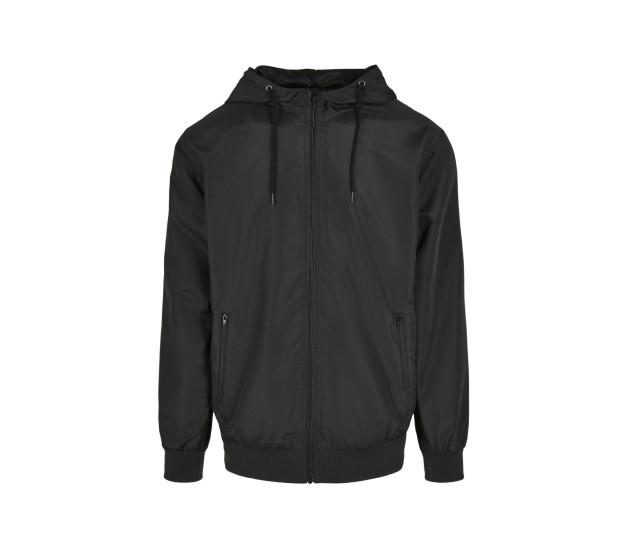 Build Your Brand Recycled Windrunner Jacke