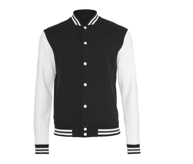 Build Your Brand Sweat College Jacket