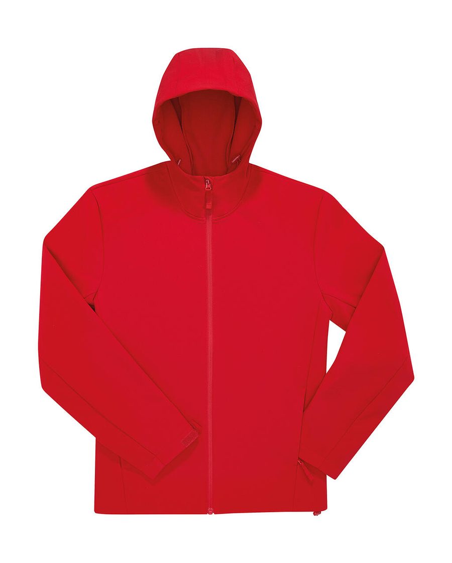 B&C Be Inspired Reset Hooded Softshell JG006 – Red