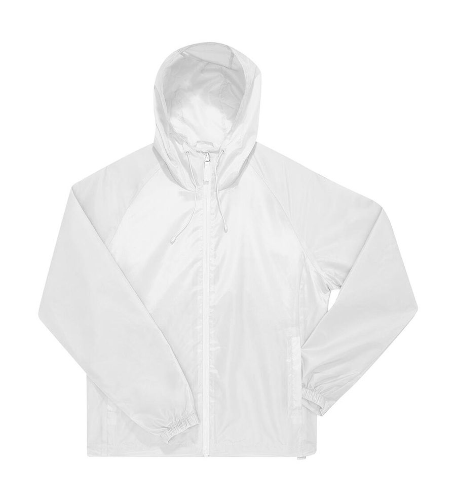 B&C Be Inspired #Reset Windbreaker JG003 Jacke – White