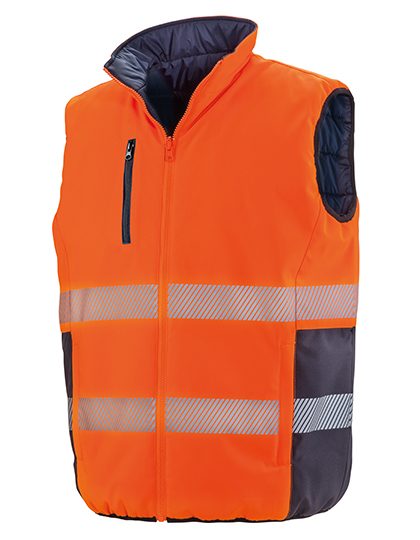 Result SafeGuard Reversible Soft Padded Safety Gilet R332X