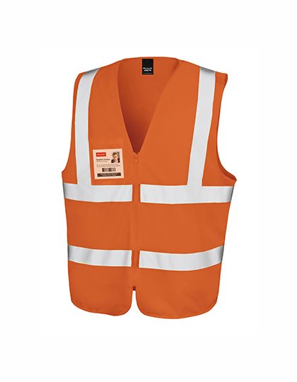 Result SafeGuard Zip I.d. Safety Tabard R202X Jacke