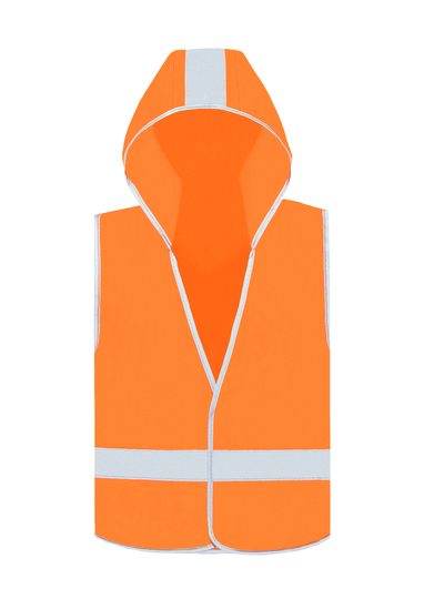 Korntex Kids´ Hooded Hi-Vis Safety Vest Odense Kxkwh
