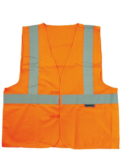 Korntex Hi-Vis Safety Vest With 3 Reflective Stripes Bremen Kxdr