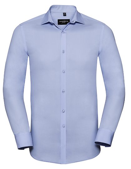Russell Athletic Collection Men's Long Sleeve Fitted Ultimate Stretch Shirt R-960m-0