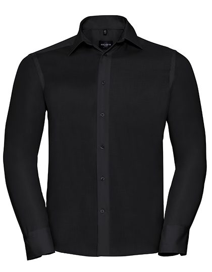 Russell Athletic Collection Men's Long Sleeve Tailored Ultimate Non-Iron Shirt R-958m-0