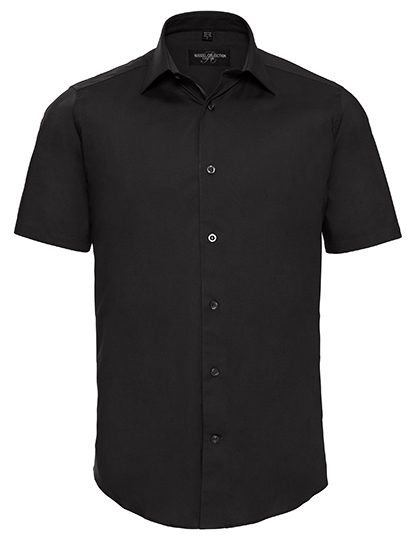 Russell Athletic Collection Men's Short Sleeve Fitted Stretch Shirt R-947m-0
