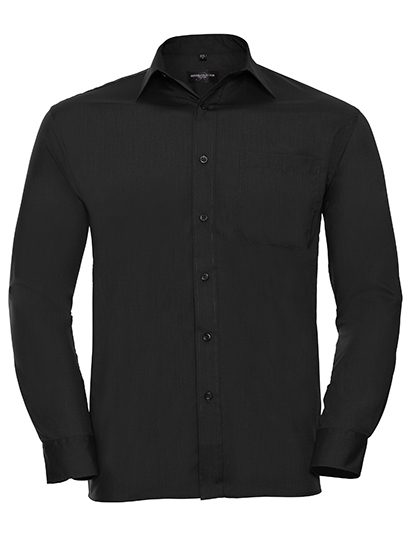 Russell Athletic Collection Men's Long Sleeve Classic Polycotton Poplin Shirt R-934m-0