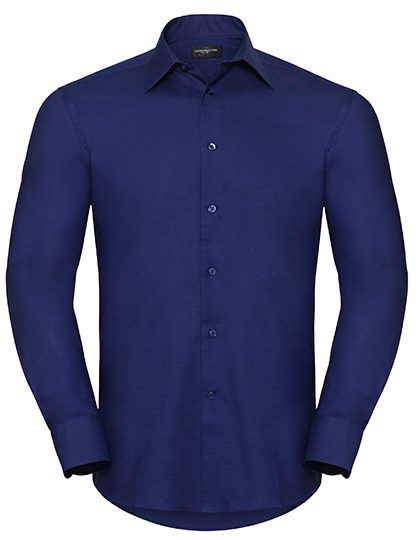 Russell Athletic Collection Men's Long Sleeve Tailored Oxford Shirt R-922m-0