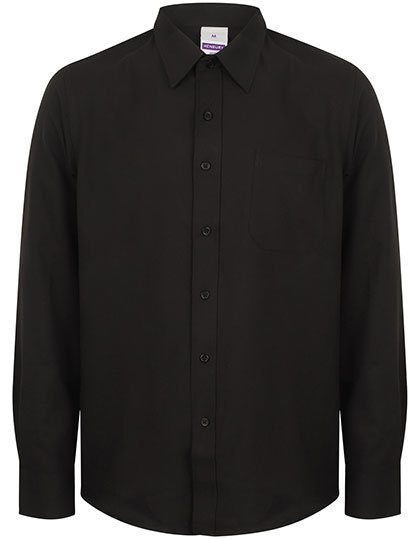 Henbury Men´s Wicking Long Sleeve Shirt H590