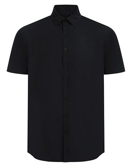 Henbury Men´s Short Sleeved ´Cotton Feel´ Coolplus Shirt H588