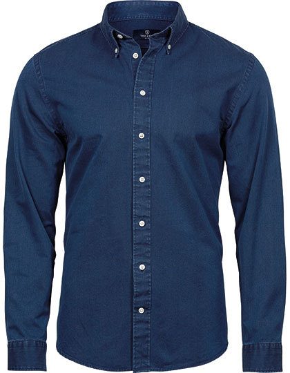 Tee Jays Men´s Casual Twill Shirt 4002 – Indigo