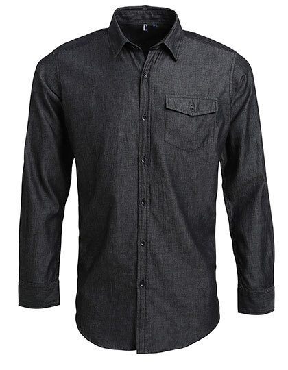 Premier Workwear Men´s Jeans Stitch Denim Shirt PR222