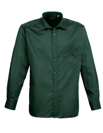 Premier Workwear Men´s Poplin Long Sleeve Shirt PR200