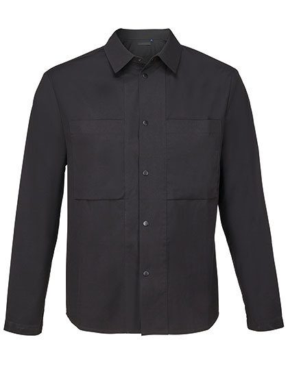 Neoblu Unisex Fashionable Overshirt Madden 04802 – Deep Black