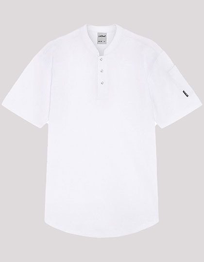Le Chef Pique Chef Shirt DF130 – White