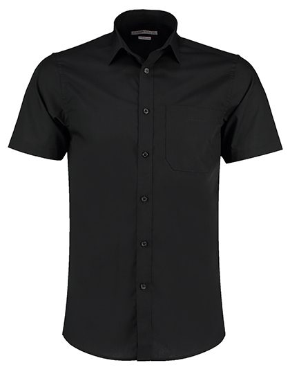 Kustom Kit Men´s Tailored Fit Poplin Shirt Short Sleeve KK141