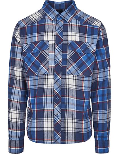 Build Your Brandit Kariertes Flanellhemd T-Shirt