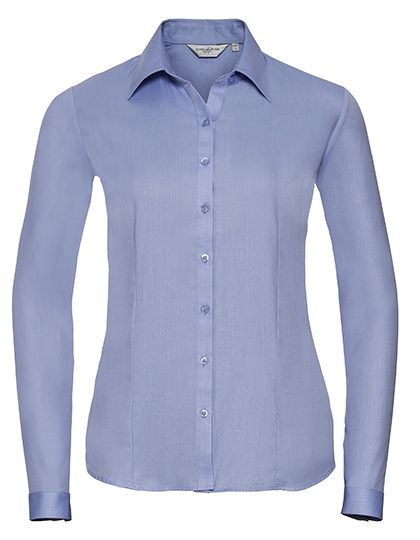 Russell Athletic Collection Ladies' Long Sleeve Tailored Herringbone Shirt R-962f-0