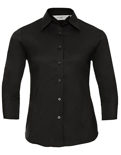 Russell Athletic Collection Ladies' Long Sleeve Classic Pure Cotton Poplin Shirt R-946f-0