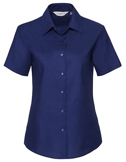 Russell Athletic Collection Ladies' Short Sleeve Tailored Oxford Shirt R-933f-0