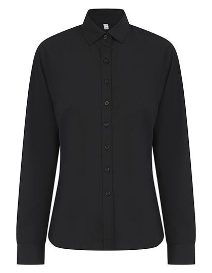 Henbury Ladies´ Long Sleeved ´Cotton Feel´ Coolplus Shirt H583