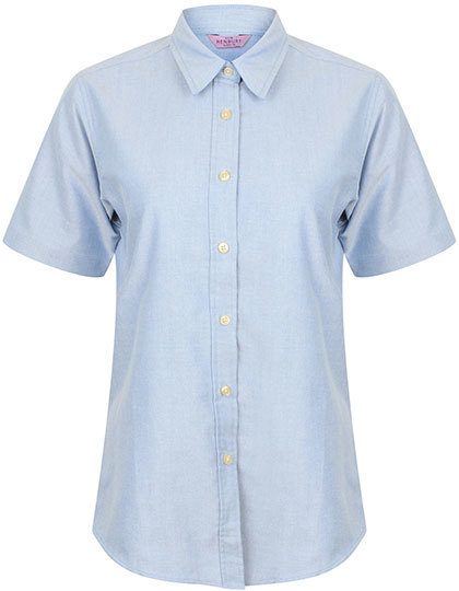 Henbury Ladies´ Classic Short Sleeved Oxford Shirt H516