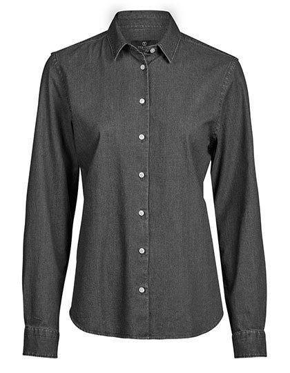 Tee Jays Women´s Denim shirt 4005 – Black Denim