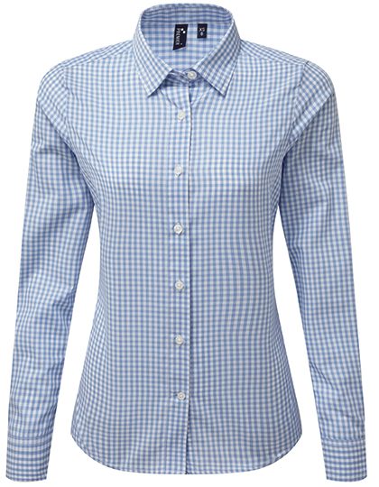 Premier Workwear Women´s Maxton Check Long Sleeve Shirt PR352