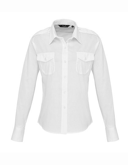 Premier Workwear Women´s Long Sleeve Pilot Shirt PR310