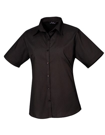Premier Workwear Women´s Poplin Short Sleeve Blouse PR302