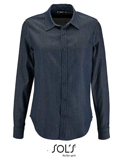 Sol´s Women´s Denim Shirt Barry 02101