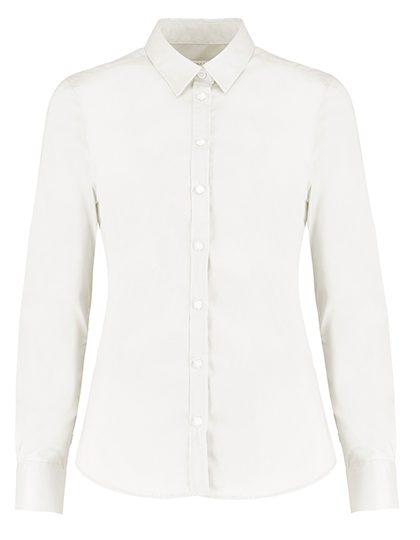 Kustom Kit Women´s Tailored Fit Stretch Oxford Shirt Long Sleeve KK782
