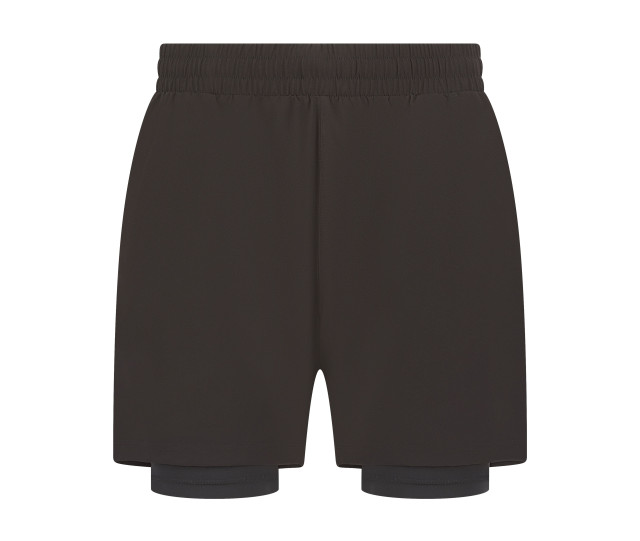 Tombo Men's Double Layer Sport Short