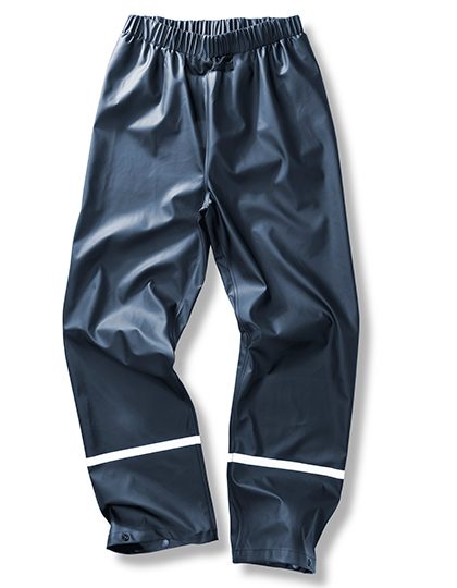 Result Recycled Prism Pu Waterproof Trouser with Reflective Bands & Recycled Backing R916X