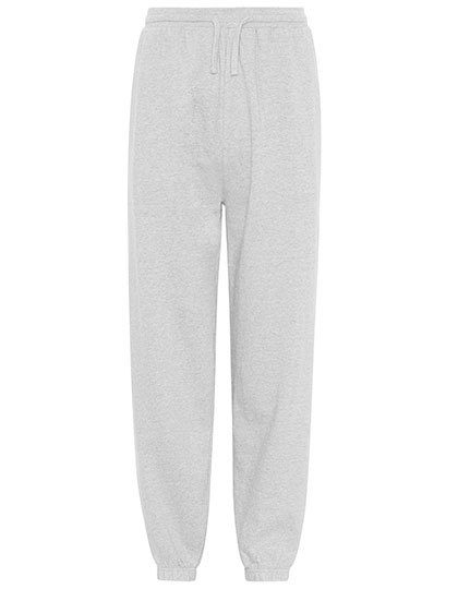 Neutral Unisex Sweatpants With Elastic Cuff O74003